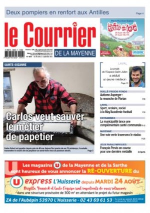 SAINTE-SUZANNE : Carlos veut sauver le métier  de papetier